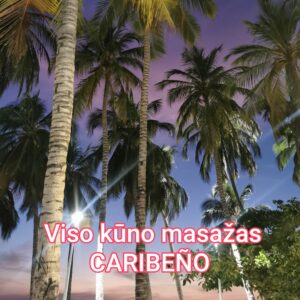 Karibų pakrantės viso kūno masažas CARIBEÑO 90min