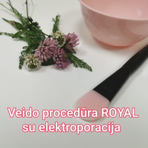 Karališka veido procedūra ROYAL su elektroporacija 90min