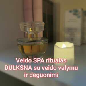 Ypatingas SPA ritualas DULKSNA: giluminis veido valymas+deguonies terapija 90min